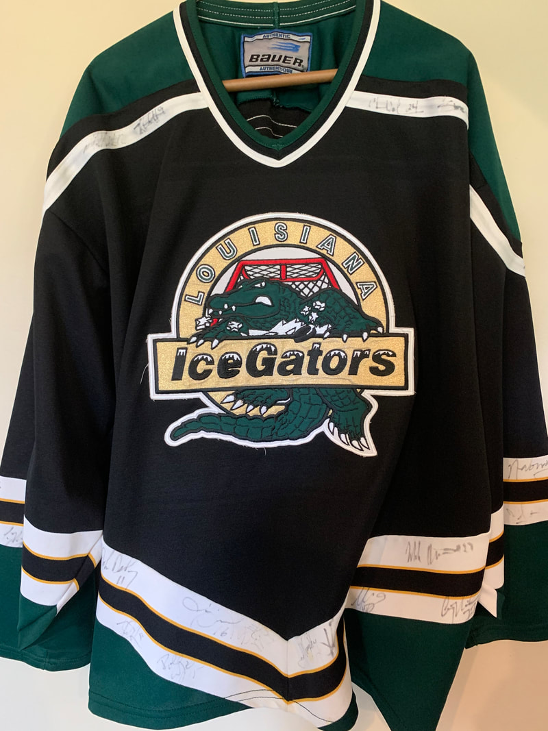 A Look at Some Louisiana Icegators Jerseys Through the Years